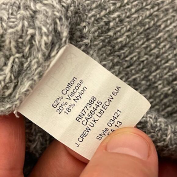 MADEWELL - Grey Cotton Blend Sweater - Picture 4 of 6